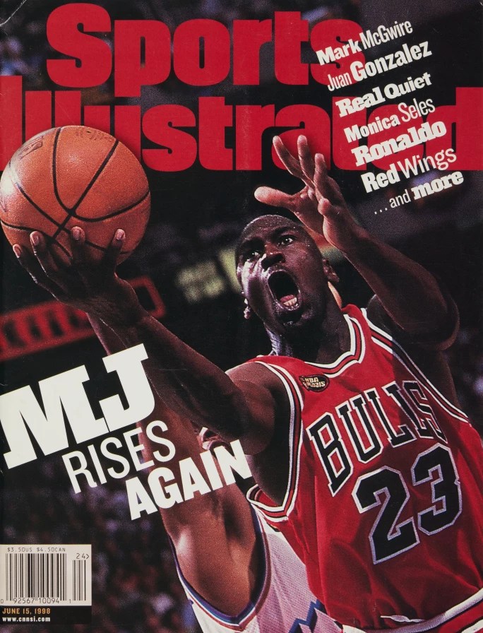 La couverture du Sports Illustrated de l'époque