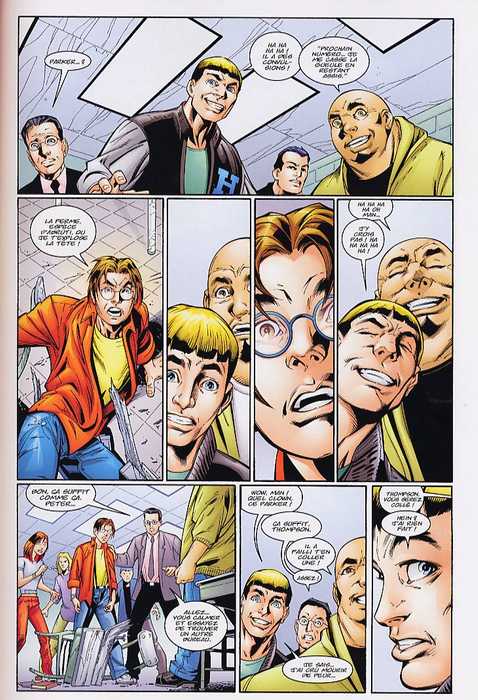 une page du premier ultimate spider man