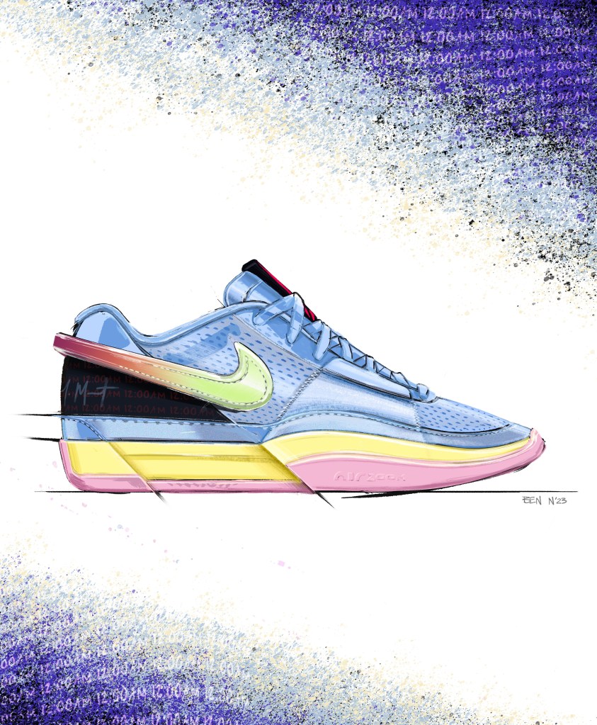 Nike Ja 1 sketchs