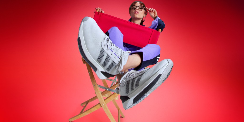 jenna ortega pour adidas sportswear