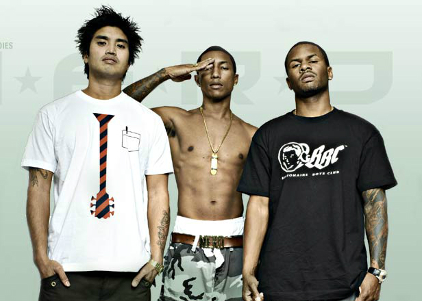 Pharrell Williams avec son groupe NERD