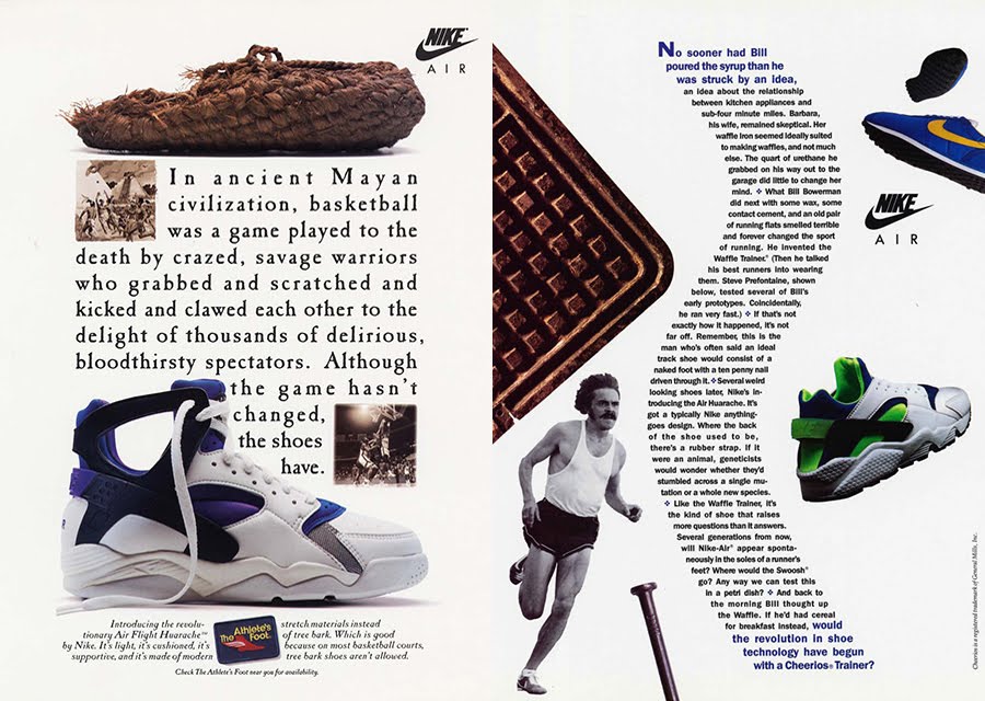 Histoire de la Nike huarache flight