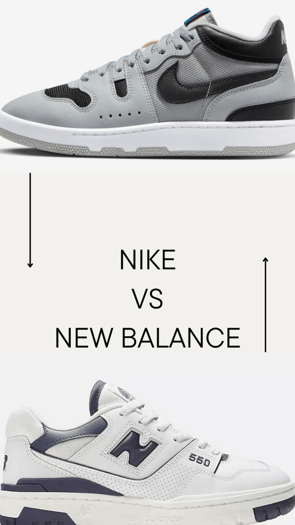 Nike macattack et new balance 550