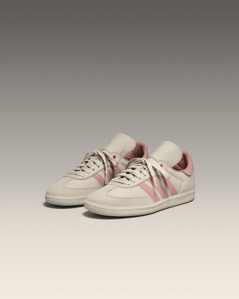 Adidas samba Humanrace blanc rose
