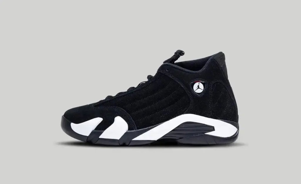 La Air Jordan 14 Blacn and white