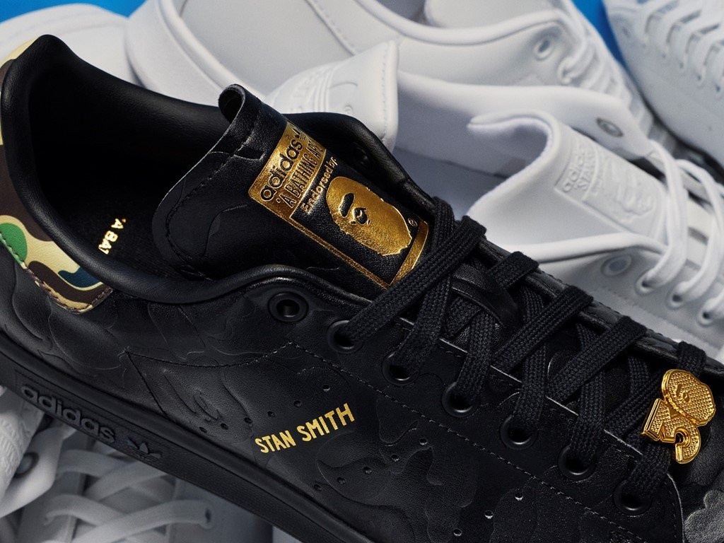 La Stan Smith bape noire
