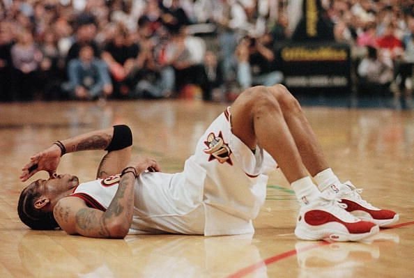 Allen Iverson et les Reebok Answer III