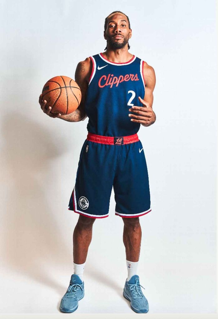 Kawhi Léonard et le nouveau maillot des Clippers