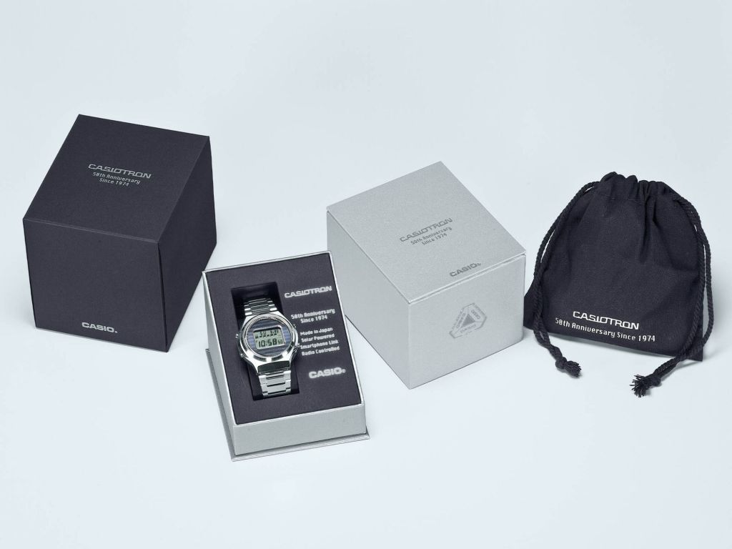 Le coffret de la montre Casiotron
