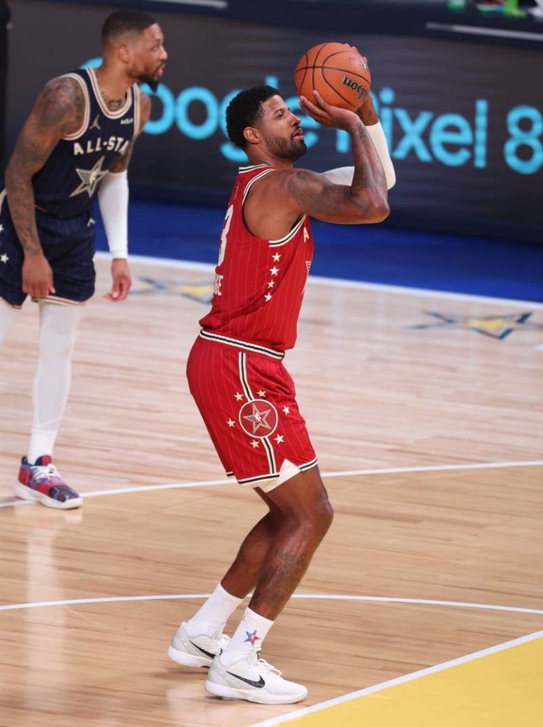 Paul George et ses Kobe 6 pour le All-Star Game 2024