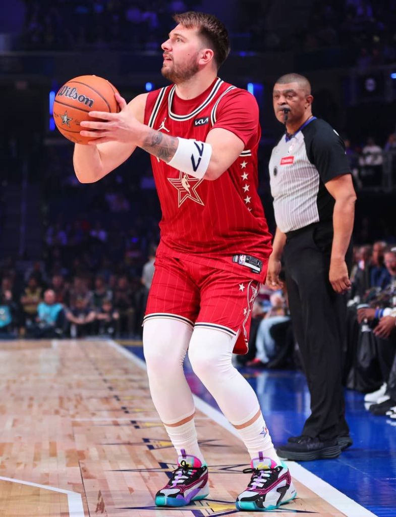 Luka Doncic et le Jordan Luka 2 pour le All-Star Game 2024