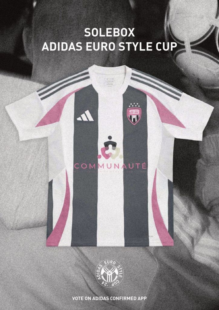 Le maillot de Solebox pour la adidas Euro Style Cup