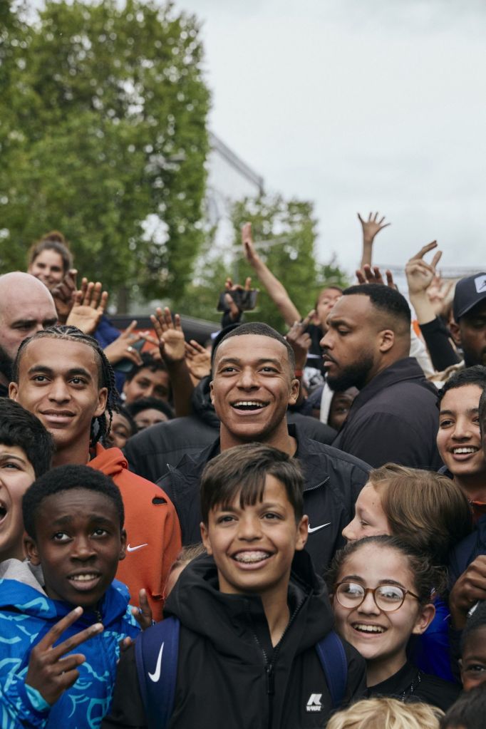 Les frères Mbappé lors du Victory Mode de Nike