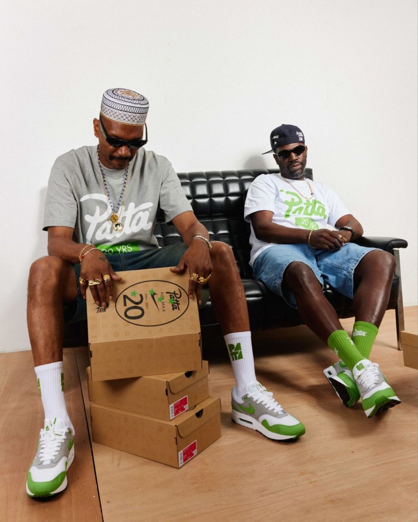 Les Air Max 1 Patta Chlorophyll 