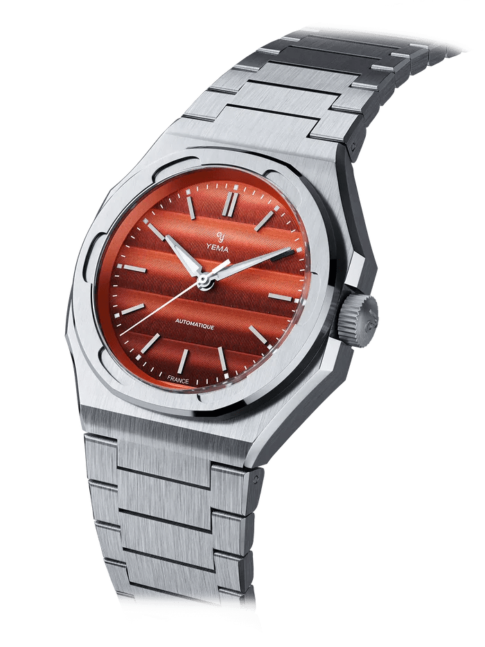 la nouvelle montre yema wristmaster traveller rouge