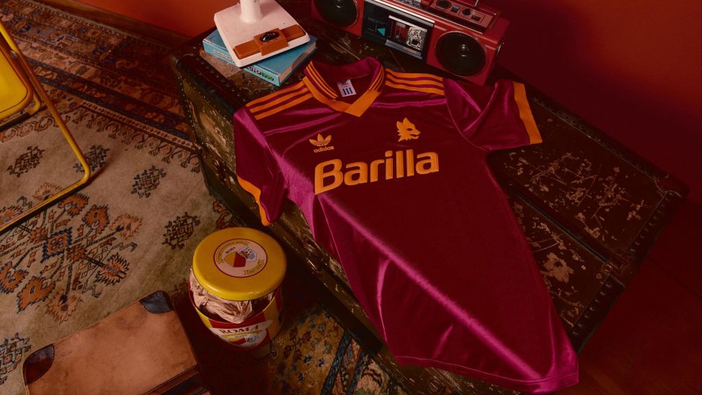 Le maillot adidas Barilla Roma 1993
