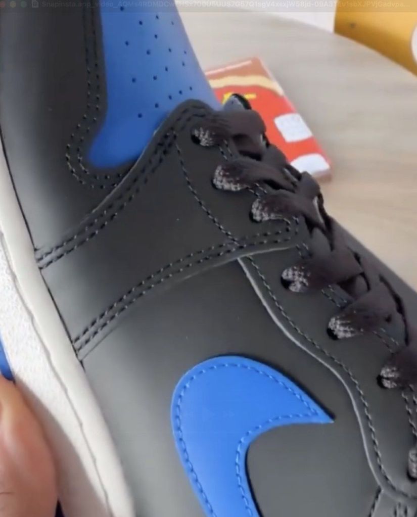 Les matériaux premium de la Jordan 1 Royal