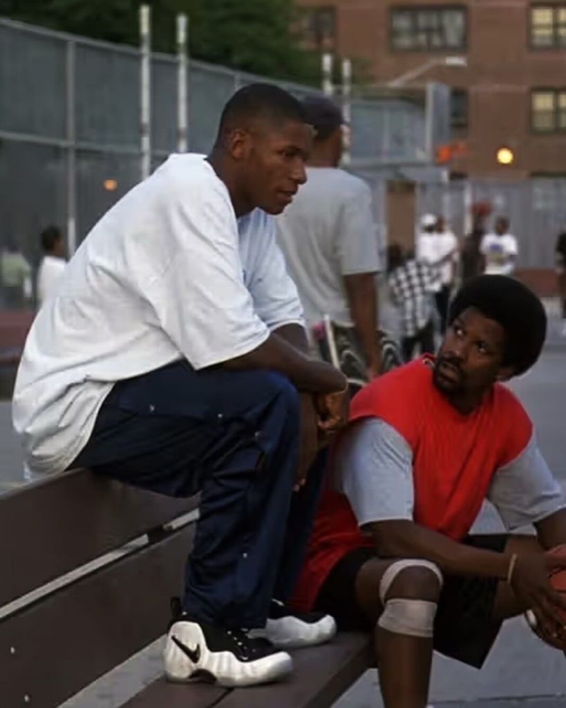Ray Allen et les Foamposite Pro Pearl dans He Got Game