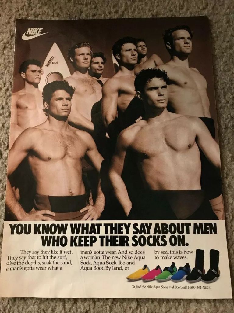 Publicité Nike Aqua Socks