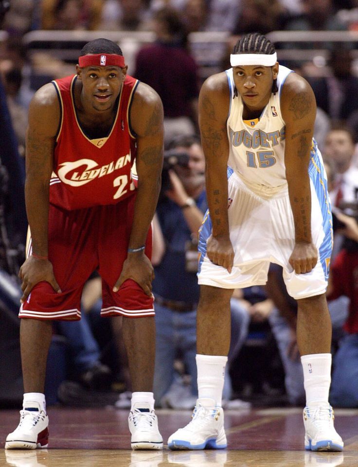 Melo et ses Jordan 12 face à Lebron James