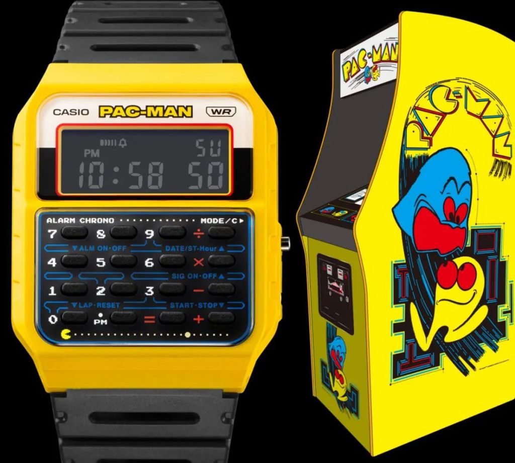 Les montres Casio Pac-Man