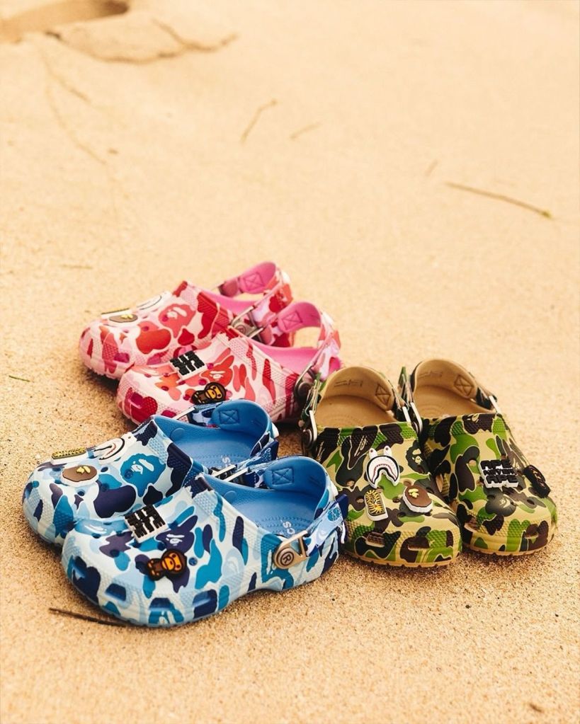 Crocs X BAPE 