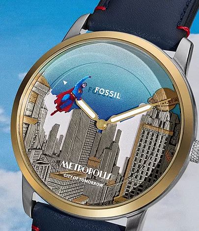 La montre Superman X Fossil