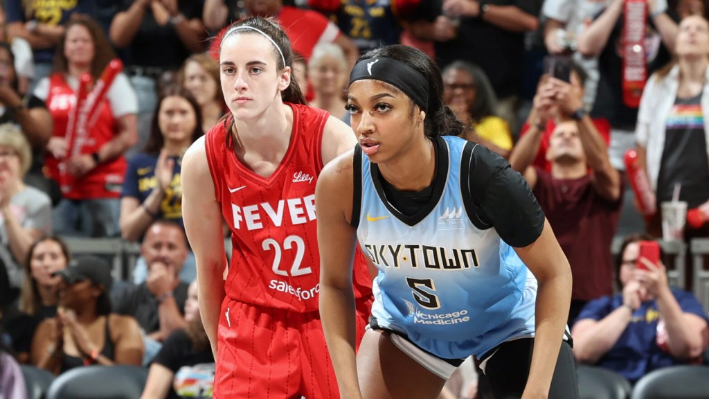 angel reese et caitlin clark en WNBA