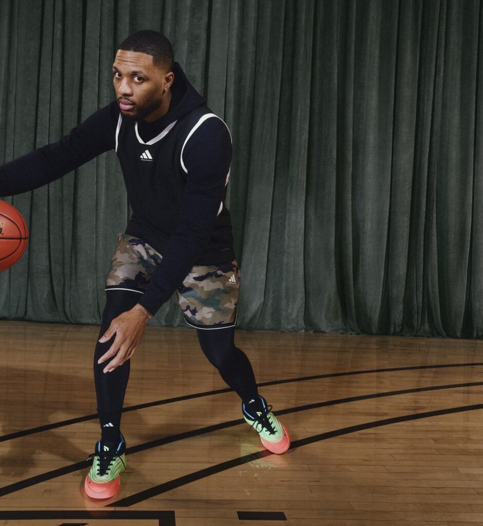 Damian Lillard et ses adidas Dame X