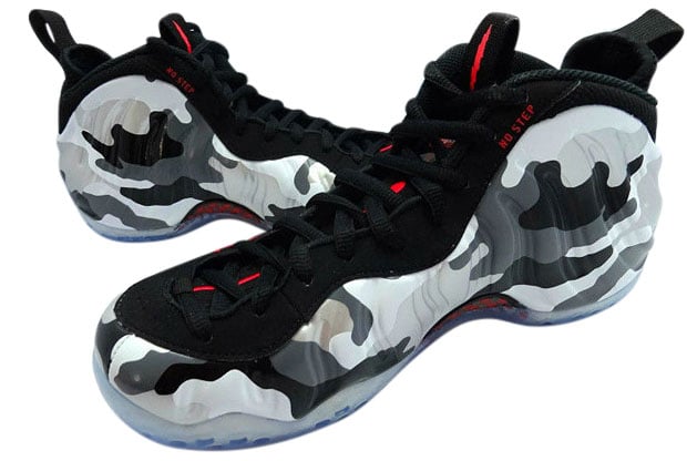 les nike foamposite white camo 2013