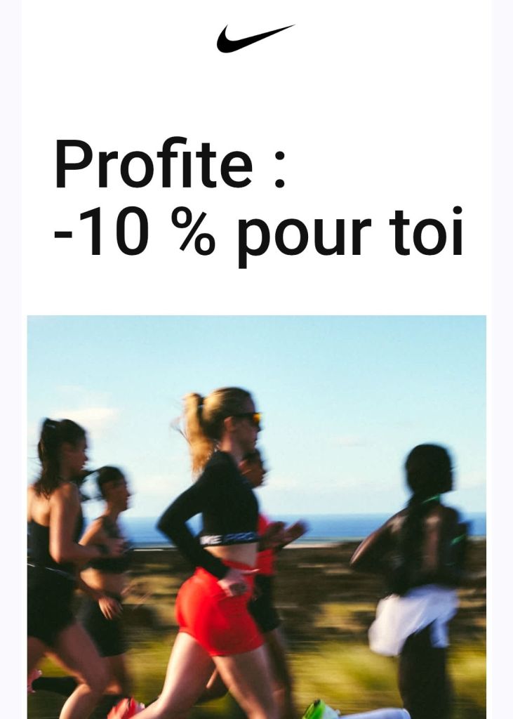 Les promos Nike