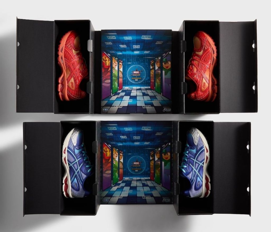 Les Asics Kith Marvel vs Capcom 