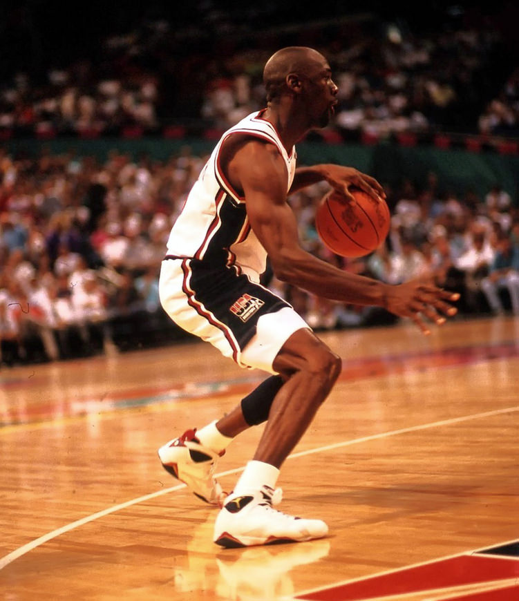 les Air Jordan VII olympic lors des JO de 1992
