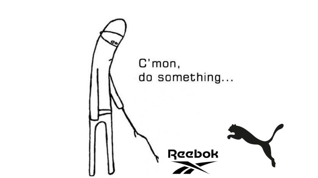 Puma et Reebok dans le trou