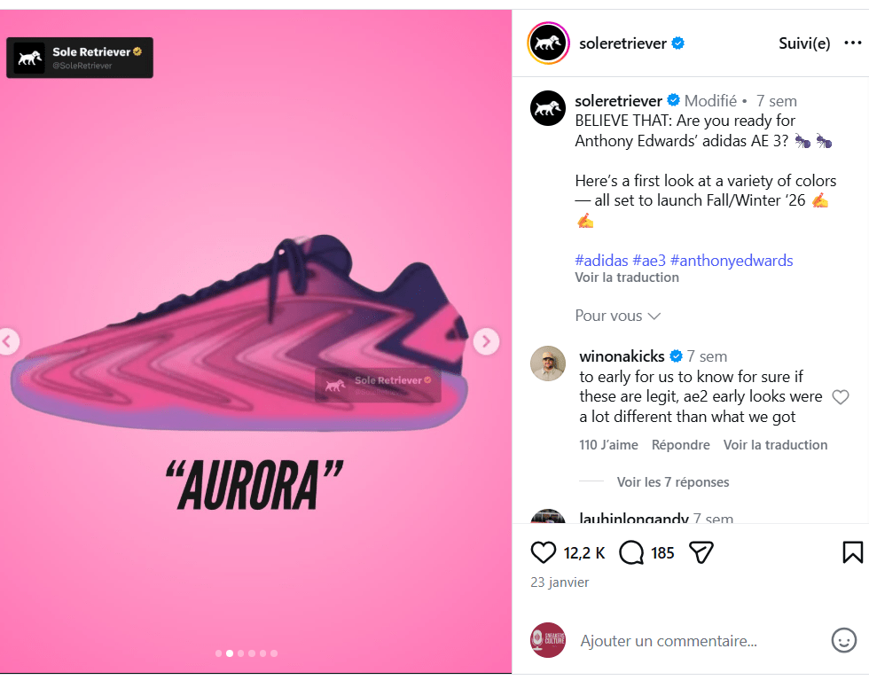 Sole retriever en procès avec Adidas