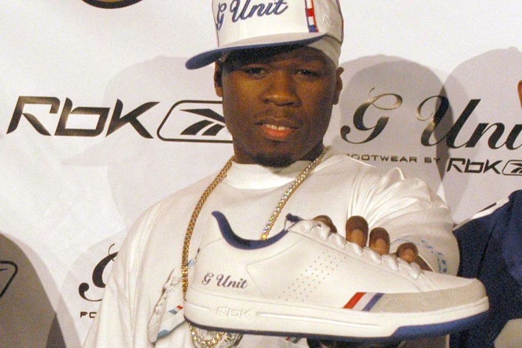 50 Cent et ses sneakers G-Unit