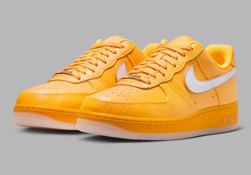 Les Air Force 1 A ma manière "While you were Sleeping" jaune