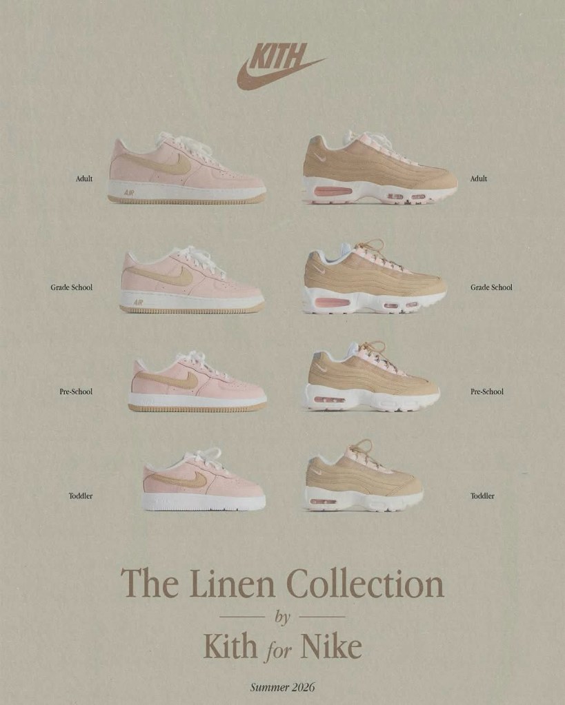 La gamme Un Linen Nike X Kith