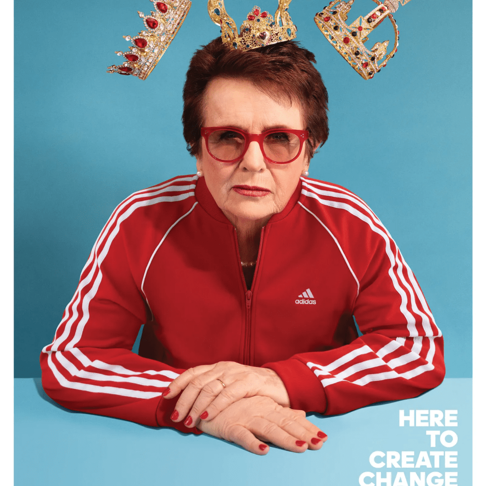 Billie Jean King et sa collection adidas
