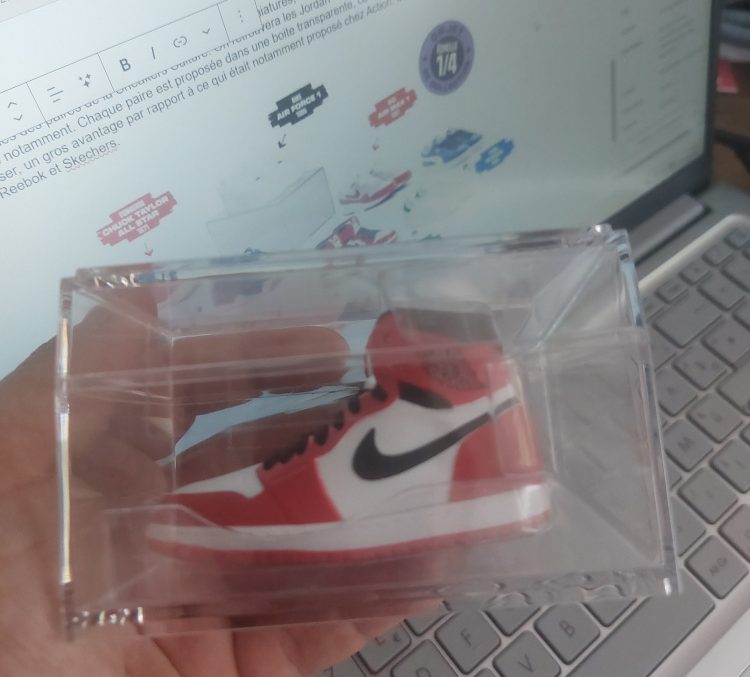 la Jordan 1 de la collection Sneakers Passion de chez Hachette