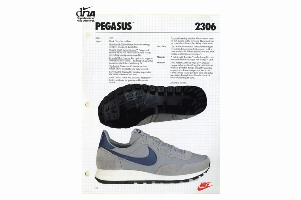 Les Nike Pegasus présentées par les Archives Nike