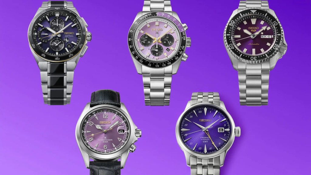 les montres Seiko Edo Purple pour le 145ème anniversaire de la marque